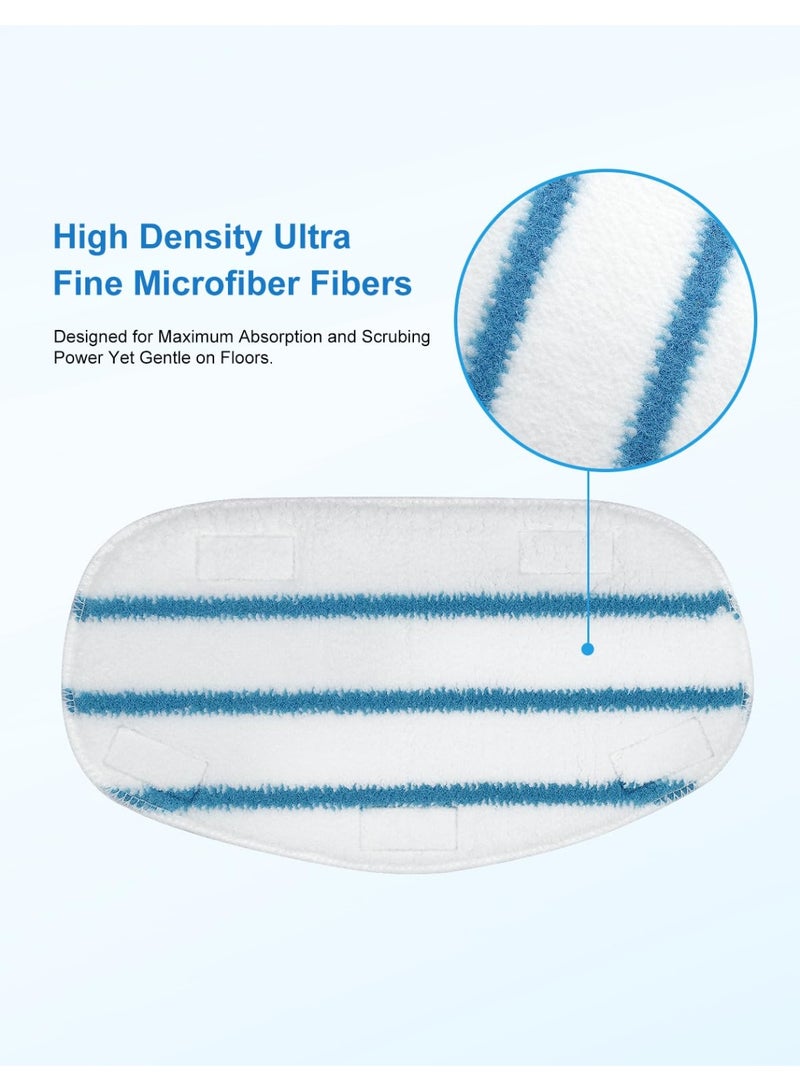 Steam Mop Pads Compatible with PurSteam ThermaPro 10-in-1 and ThermaPro 211 Steam Mop Cleaner Microfiber Pur steam Mop Replacement Pads Washable Reusable Steam Mop Pads for Steamer Floor Cleaning - Image 3